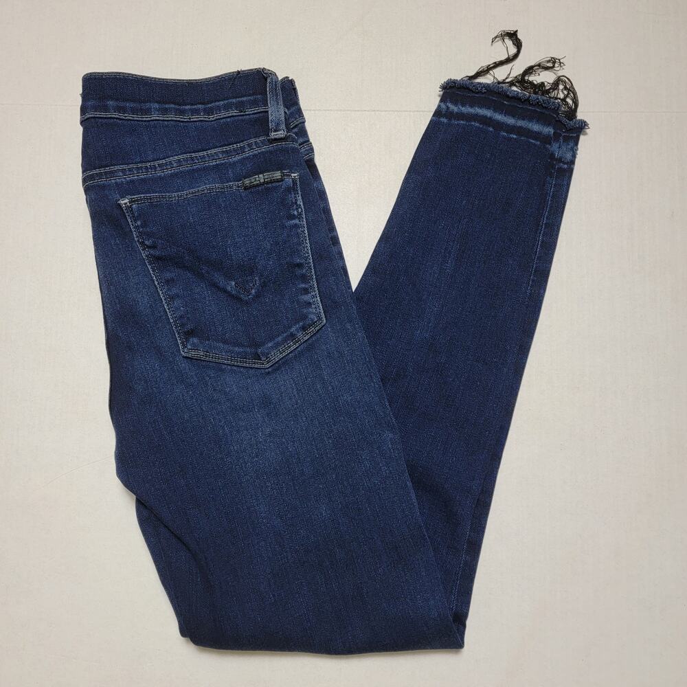 Hudson Distressed Ankle Skinny Jeans SZ 27